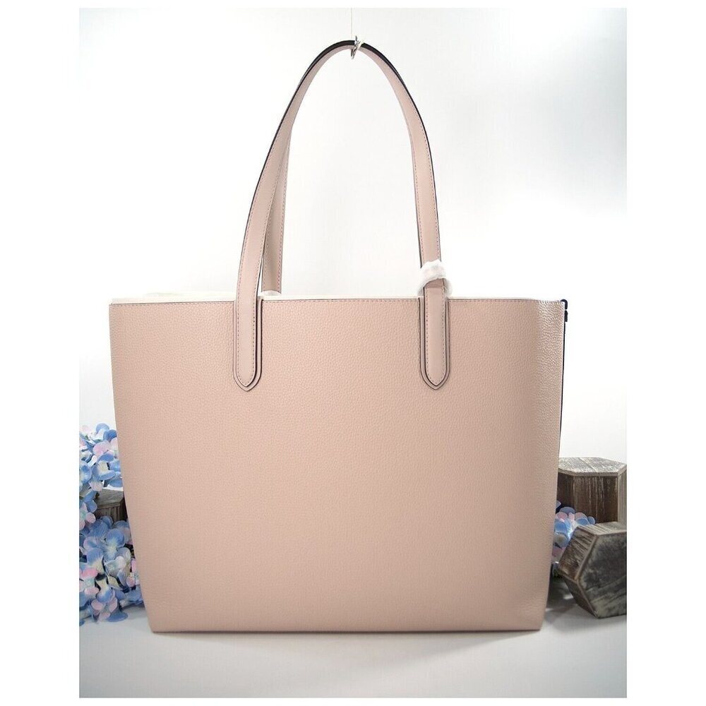 Michael Kors Soft Pink Leather Eliza XL Extra Large Tote Bag NWT - Picture 3 of 5